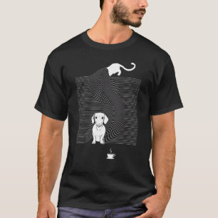 Camiseta Dachshund Café Cute Perro Amor A Beber Café
