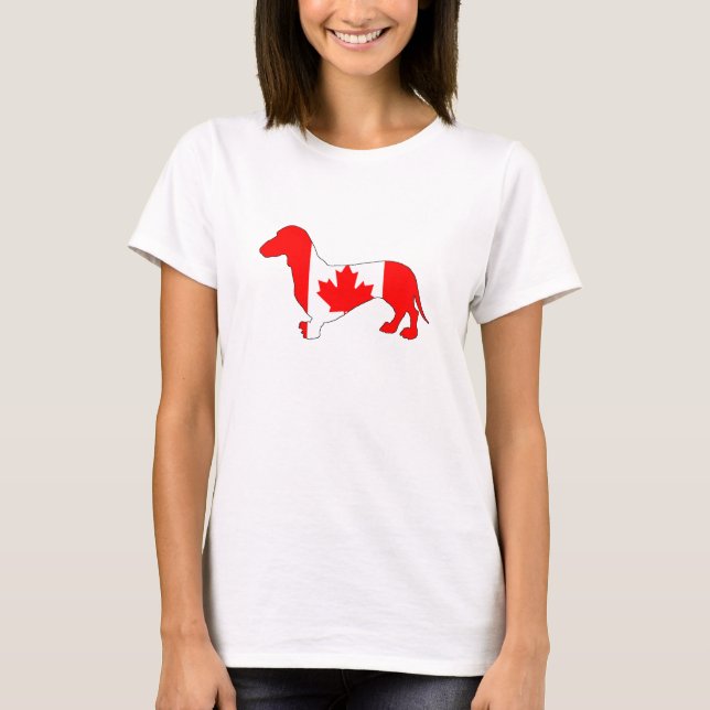 Camiseta Dachshund Canada (Anverso)