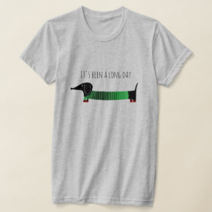 Camiseta Dachshund Caprichoso Día Largo