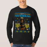 Camiseta Dachshund Chanukah Jewish Ugly Hanukkah Pajamas Ch<br><div class="desc">Dachshund Chanukah Judío Ugly Hanukkah Pajamas Chanukah Kid.</div>