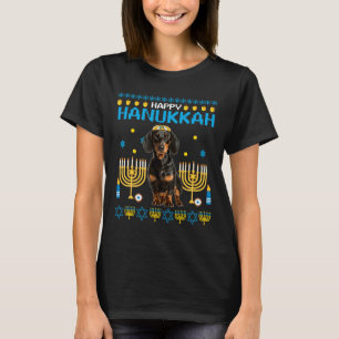 Camiseta Dachshund Chanukah Judío Hanukkah Pajama