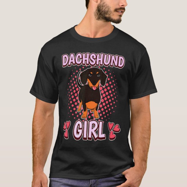 Camiseta Dachshund Chica Dachshund (Anverso)