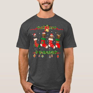 Camiseta Dachshund Christmas  Stocking Dog Xmas Gift