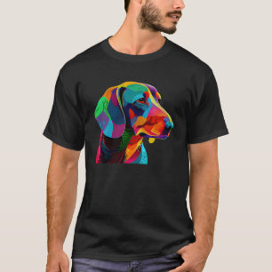Camiseta Dachshund Colorful Pop Dachshund