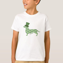 Camiseta Dachshund con el Gorra de San Patricio