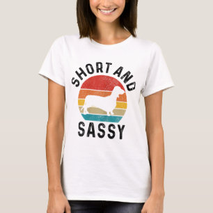 Camiseta Dachshund Corto y Sassy Wiener Doxie Mamá divertid