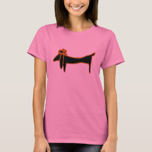 Camiseta Dachshund Cowboy