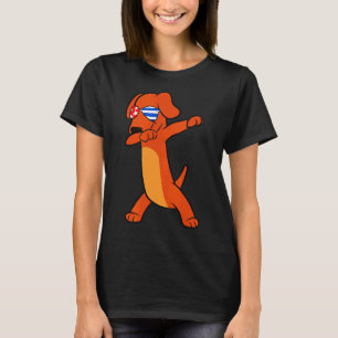 Camiseta Dachshund Dabbing Wiener