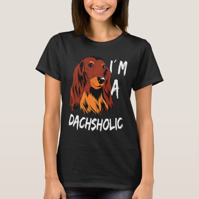 Camiseta Dachshund Dachsholic (Anverso)