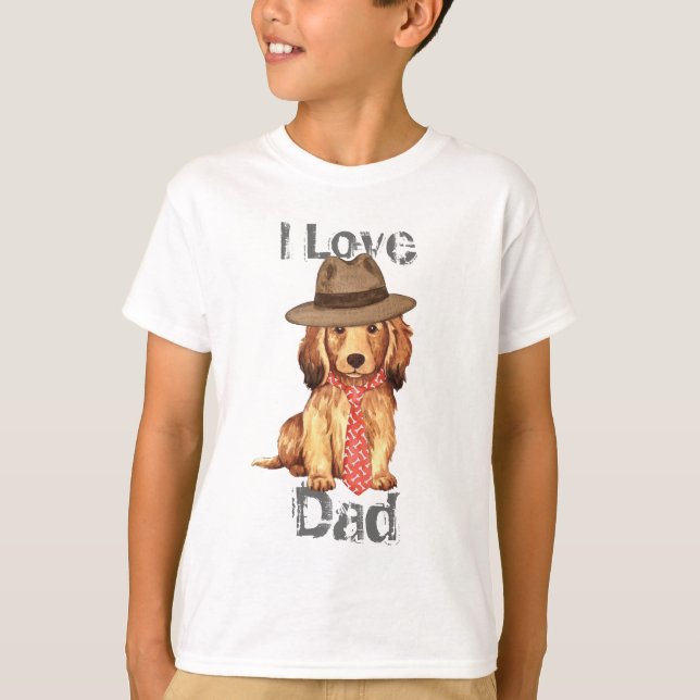 Camiseta Dachshund Dad (Anverso)