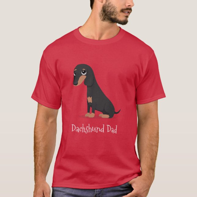 Camiseta Dachshund Dad (Anverso)