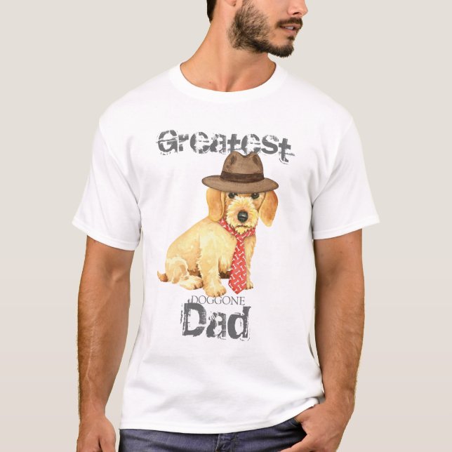 Camiseta Dachshund Dad (Anverso)