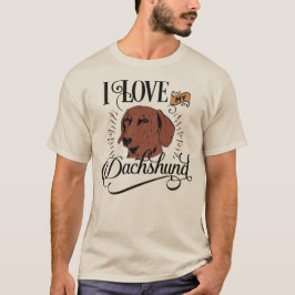 Camiseta Dachshund Dad: Amo la luz de mi Dachshund