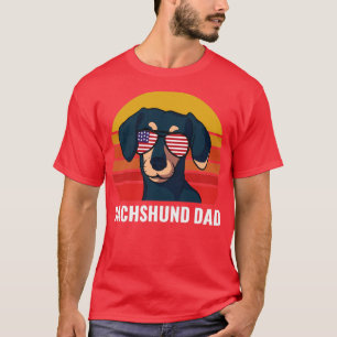 Camiseta Dachshund Dad Funny Weiner Dog