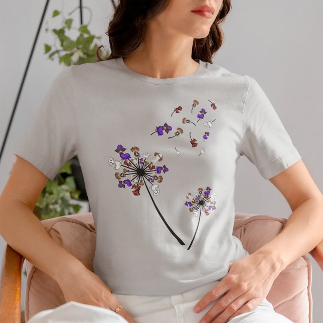 Camiseta Dachshund Dandelion Flor Halloween Ideas de disfra (Subido por el creador)
