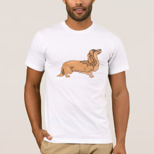 Camiseta Dachshund de pelo largo