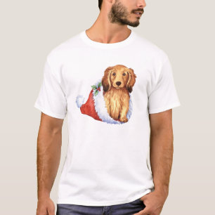 Camiseta Dachshund de pelo largo feliz de Howliday