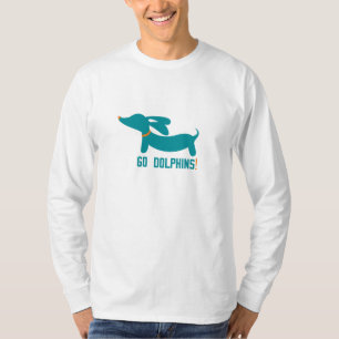 Camiseta Dachshund + Delfines Colores NFL