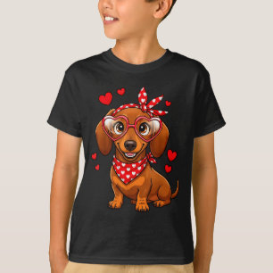 Camiseta Dachshund Día de San Valentín Amante del Perro Wie