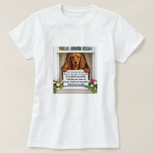 Camiseta Dachshund divertido