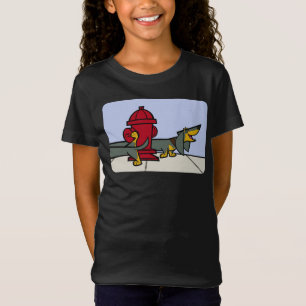 Camiseta Dachshund Dog Aprobó El Hidrante De Fuego