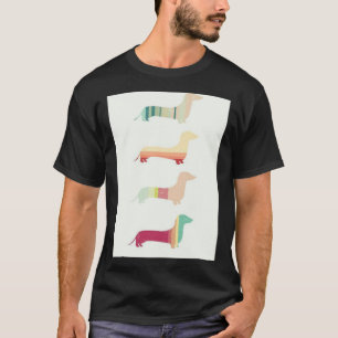 Camiseta Dachshund Dog Art Popart