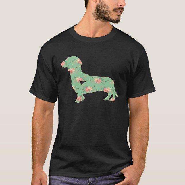 Camiseta Dachshund Dog  Boho Woodland Chic  for Women (Anverso)