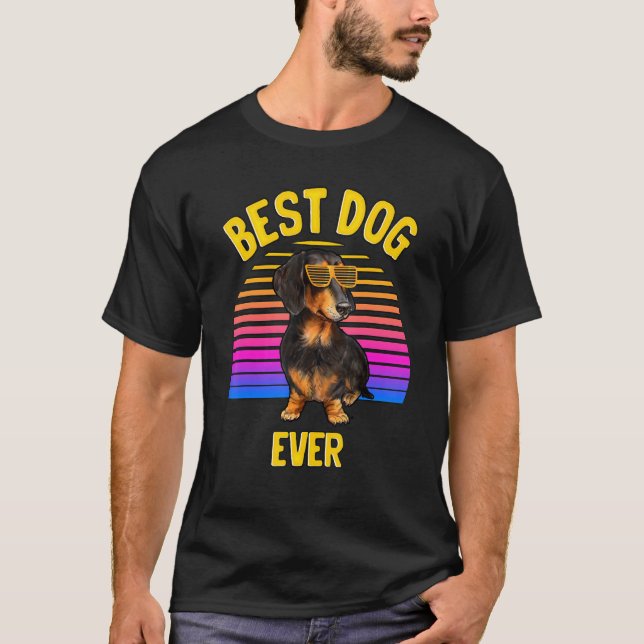 Camiseta Dachshund Dog Cum Mejor Cachorro Perro (Anverso)