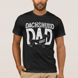 Camiseta Dachshund Dog Dad Puppy Dad