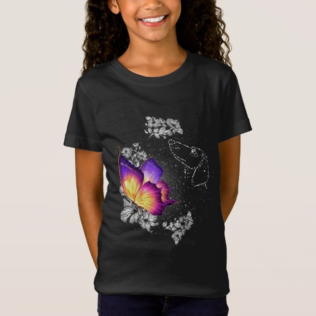 Camiseta Dachshund Dog En El Homenaje De Los Amantes Del Pe (Anverso)