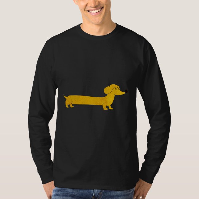 Camiseta Dachshund Dog Fun Colorful Pattern (Anverso)
