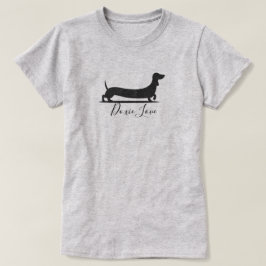 Camiseta Dachshund Dog Love Basic T-Shirt
