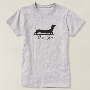 Camiseta Dachshund Dog Love Basic T-Shirt