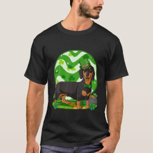 Camiseta Dachshund Dog Lucky St Patricks Day Leprechaun