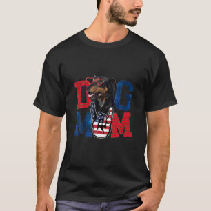 Camiseta Dachshund Dog Mom Corre Happy Mother's Day Love D