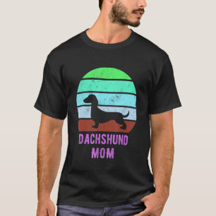 Camiseta Dachshund Dog Mom Mama Weiner Dog Dueño