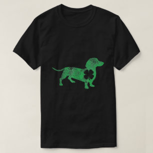 Camiseta Dachshund Dog Shamrock St. Patrick's Day