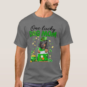 Camiseta Dachshund Dog St Patricks Day One Lucky Dog Mom