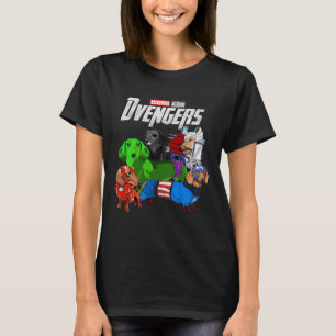 Camiseta Dachshund Dvengers divertido
