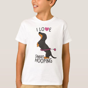 Camiseta Dachshund El Hullern Smart Hooping Deportivo Perro