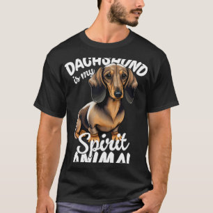 Camiseta Dachshund es mi animal espiritual