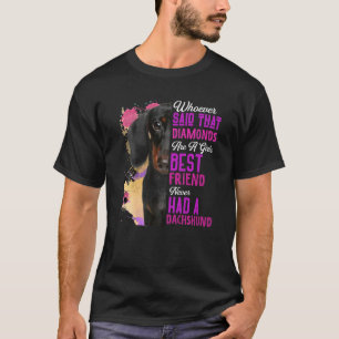 Camiseta Dachshund Es Un Chica Mejor Amigo Perro Mamá Mamá