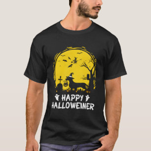 Camiseta Dachshund Feliz Halloweiner Divertidos Perros de H
