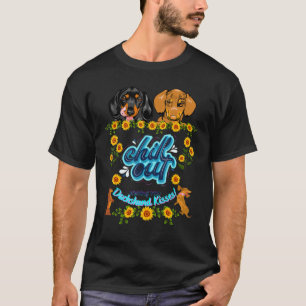 CAMISETA DACHSHUND FUNNY MASCOTA WIEND PERRO CHILL OUT CUTE