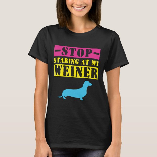 Camiseta Dachshund Funny Weiner Dog (Anverso)