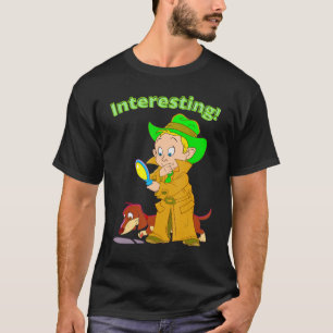CAMISETA DACHSHUND FUNNY WIENER DOG MASCOTA CUTE DETECTIVE