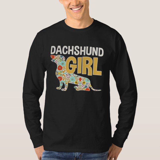 Camiseta Dachshund Girl  2 (Anverso)
