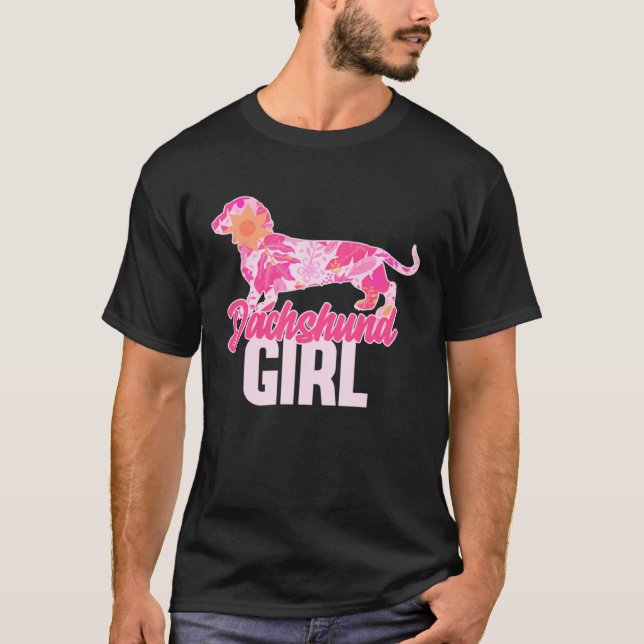 Camiseta Dachshund Girl  3 (Anverso)