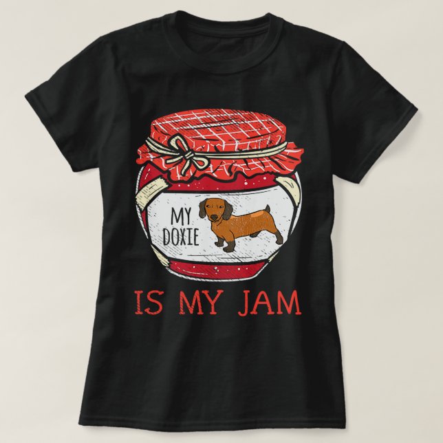 Camiseta Dachshund Gracioso Regalos De Amante A Las Mujeres (Diseño del anverso)