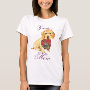 Camiseta Dachshund Heart Mom